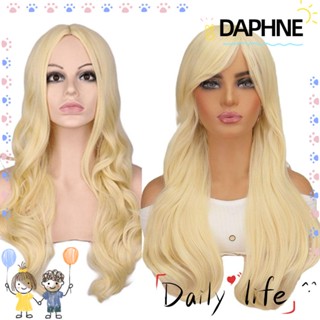 Daphne วิกผมคอสเพลย์ วิกผมยาวหยักศก พร้อมหน้าม้า ทนความร้อน สําหรับผู้หญิง ตุ๊กตาบาร์บี้