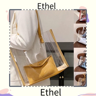 Ethel1 กระเป๋าสะพายข้าง แบบใส ความจุขนาดใหญ่