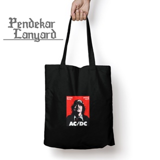 กระเป๋าโท้ท ACDC ทรงโท้ท ออกแบบดี เหมาะกับของขวัญ สําหรับผู้ชาย และผู้หญิง