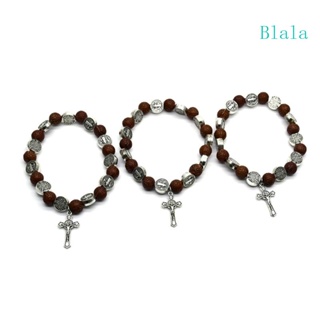 Blala 3 ชิ้น สร้อยข้อมือ ลูกประคํา แฮนด์เมด ของใช้ในครัวเรือน ตกแต่ง