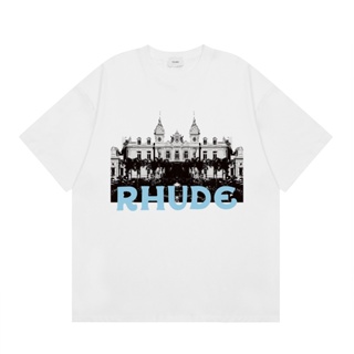 【รีบมา!】Rhud.e เสื้อยืดคอกลม ผ้าฝ้าย แบบนิ่ม อินเทรนด์ สําหรับเด็กผู้ชาย