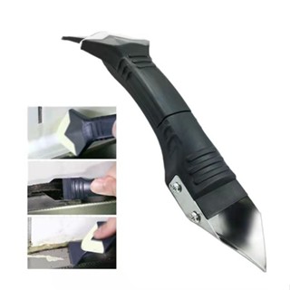 Spot stock second hair# metal glue scraper glue shovel glass glue scraper slitting tool angle residual glue scraper beauty slitting tool set 8.cc