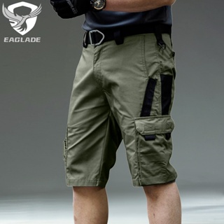 Eaglade กางเกงคาร์โก้ยุทธวิธี สําหรับผู้ชาย JTRSP กันน้ํา สีเขียว