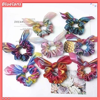 【 Bluelans 】ยางรัดผมหางม้า ประดับกลิตเตอร์ ไล่โทนสี สําหรับผู้หญิง