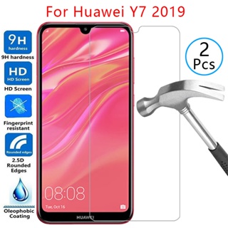 กระจกนิรภัยป้องกันหน้าจอ สําหรับ huawei y7 pro prime 2019 case cover on y 7 7y y7pro y7prime y72019 9h