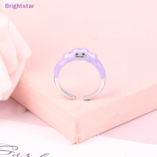 Brightstar แหวน รูปมอนสเตอร์ตัวน้อย ปรับได้ สไตล์เกาหลี ของขวัญเพื่อน วัยรุ่น สําหรับผู้ชาย และผู้หญิง