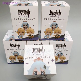 Brightstar ใหม่ โมเดลฟิกเกอร์ PVC อนิเมะ Paimon Klee Barbatos Q Version Kawaii ขนาด 8 ซม. สุ่มสี 1 ชิ้น