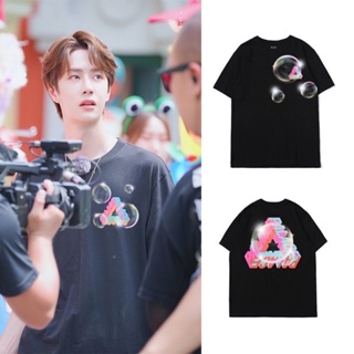  เสื้อยืด Preorder💚 เสื้อ paIace สกรีนชมพู wangyibo หวังอี้ป๋อsize: S-5XL