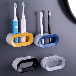 Toothjbrush Shelf Storage Two-in-one Ventilation 12.5×6.5×5.5CM Wall Mounted ABS