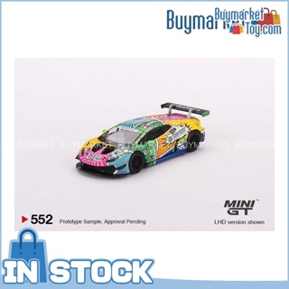 [ของแท้] Mini GT 1:64 522 Lamborghini Huracán GT3 EVO #19 Gear Racing 2020 IMSA Daytona 24 ชม.