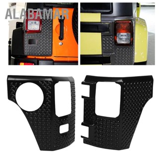 ALABAMAR 2 pcs รถภายนอกไฟท้ายฝาครอบสติกเกอร์ Trim เหมาะสำหรับรถจี๊ป Wrangler 2007-2017