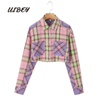 Uibey เสื้อเชิ้ต คอปก อเนกประสงค์ 23089