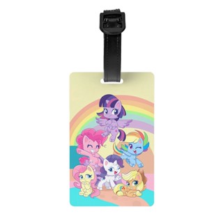 My Little Pony ป้ายแท็ก PVC 5.4*8.5 ซม. อุปกรณ์เสริม สําหรับติดกระเป๋าเดินทาง