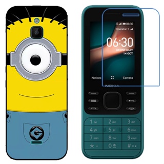 Nokia 6300 4G เคสการ์ตูนน่ารัก ซิลิโคน TPU เคสโทรศัพท์ พร้อมฟิล์มกันรอยหน้าจอ ป้องกันการระเบิดนาโน (ไม่ใช่กระจกนิรภัย)