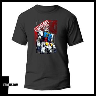 Gundam RX782 Design Tee 100% Cotton Unisex T-Shirt Black White Grey Maroon Red_01