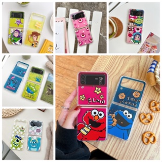 เคสโทรศัพท์มือถือ ลายการ์ตูนหมีน่ารัก สําหรับ Samsung Galaxy Z Flip 4 Z Flip 3 Z Flip4 Z Flip3