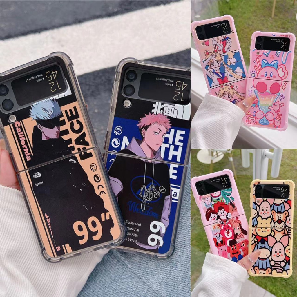 เคสโทรศัพท์มือถือแบบนิ่ม-กันกระแทก-ลายการ์ตูน-jujutsu-kaisen-น่ารัก-สําหรับ-samsung-galaxy-z-flip-4-5g-z-flip-3