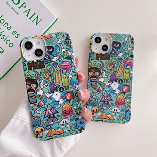 Cartoon Phone Case For Iphone13 Cartoon Monster Apple 14pro/12/11 Cartoon Frosted Hard Case