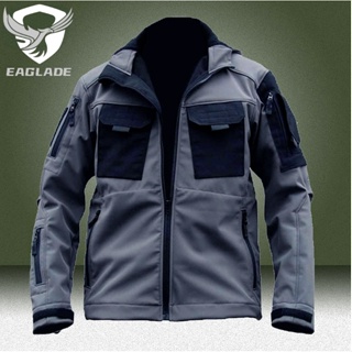 Eaglade เสื้อแจ็กเก็ตยุทธวิธี JT-RQZRK กันน้ํา สีเทา สําหรับขี่รถจักรยานยนต์