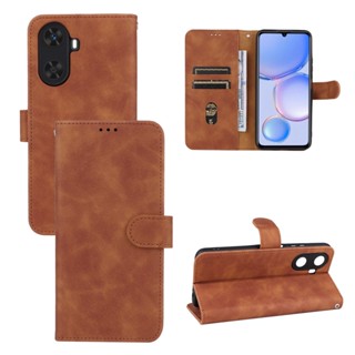 เคสโทรศัพท์มือถือ TPU นิ่ม หนัง PU ฝาพับแม่เหล็ก พร้อมช่องใส่บัตร หรูหรา สําหรับ Huawei Enjoy 60 4G