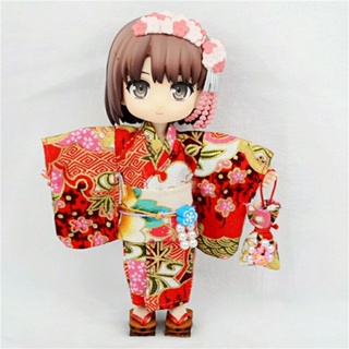 Ob11 ชุดกิโมโน สไตล์ญี่ปุ่น Yukata GSCMolly 1/12