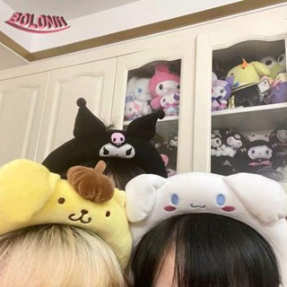 ที่คาดผม ลายการ์ตูน Kuromi Pompompurin Cinnamoroll น่ารัก สไตล์เกาหลี สําหรับผู้หญิง