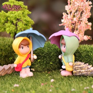 Bo โมเดลฟิกเกอร์ PVC รูปร่มกันฝน ขนาดเล็ก สําหรับตกแต่งเค้กวันเกิด