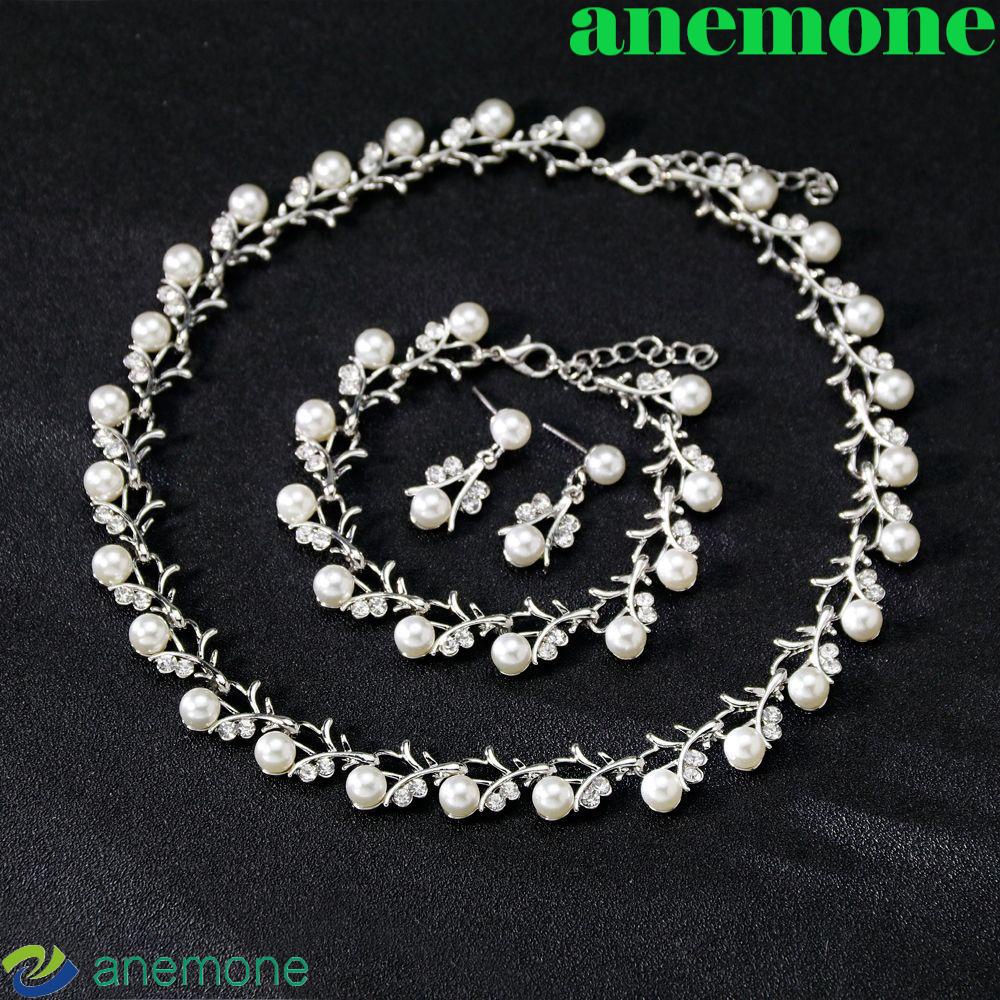 anemone-ชุดเครื่องประดับสร้อยคอต่างหูสร้อยข้อมือมุกคริสตัล-3-ชิ้น-ชุด