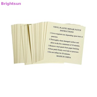 Brightsun แผ่นกาว PVC ซ่อมแซมทุ่นลอยน้ํา สําหรับสระว่ายน้ําเป่าลม