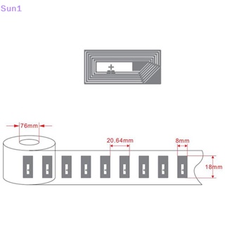 Sun1> สติกเกอร์ชิปโปรแกรมเมอร์ NTAG213 NFC ISO 14443A 13.56MHZ RFID 10 ชิ้น