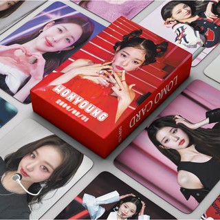 โปสการ์ด IVE WONYOUNG Photocards LOMO สําหรับสะสม 55 ชิ้น/กล่อง