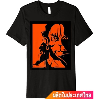 【ใหม่】ประเทศไทย หนุมาน พระพุทธเจ้า เทพเจ้าลิง Angry Hanuman Tshirt Premium Quality คอกลม แฟชั่น ผ้าฝ้ายแท้ เสื้อยืด ผ้าฝ