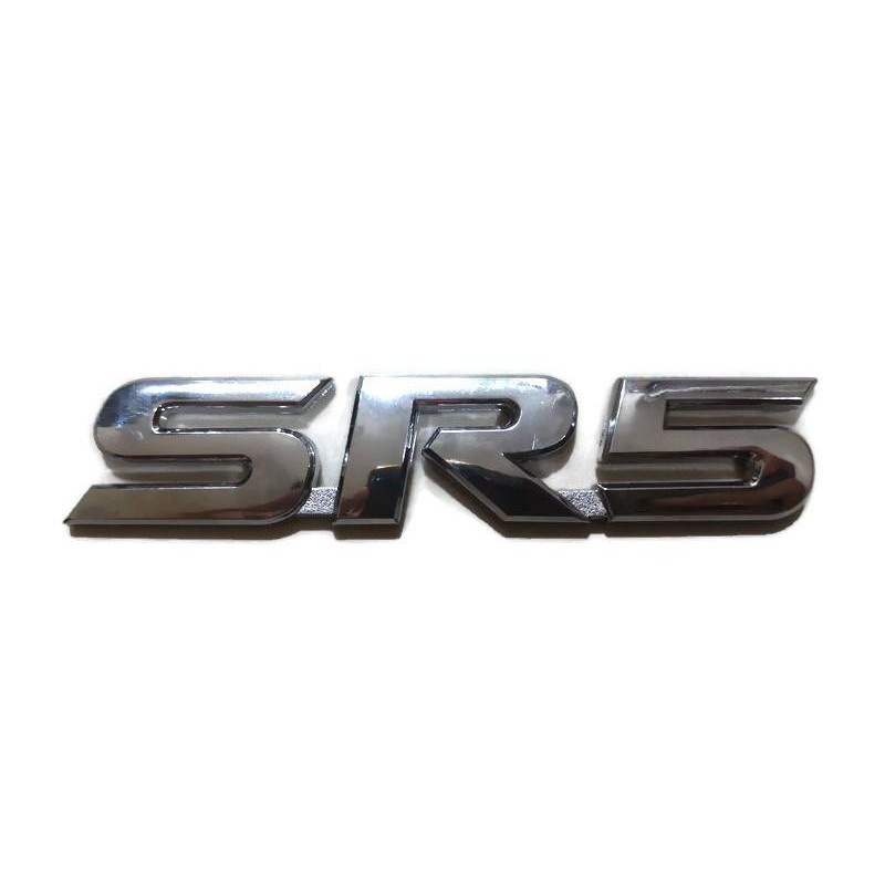 แนะนำ-โลโก้-sr5-สีชุบโครเมียม-sr5-สัญญาลักษณ์แปะท้ายรถ-hilux