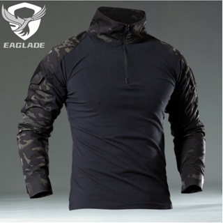Eaglade เสื้อเชิ้ตยุทธวิธี ตัวยาว ลายกบ YDJX-G2-LT In Nitgt ยืดหยุ่นได้