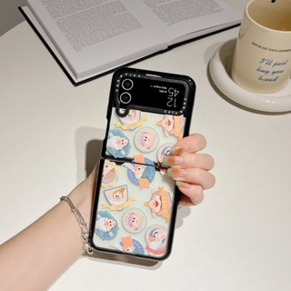 เคสโทรศัพท์มือถืออะคริลิค แบบแข็ง ใส กันกระแทก ลายการ์ตูน Seven Dwarfs สําหรับ Samsung Galaxy Z Flip 4 5G Z Flip 3 Flip5