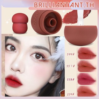 Novo Mousse Lip Mud Milk Jar Lip Puree Matte Velvet ลิปสติก Lip Tint เครื่องสำอาง Moisturizer Non-Stick ถ้วยลิปสติก Bri