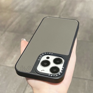 Casety เคสโทรศัพท์มือถือแบบกระจก สไตล์คลาสสิก สําหรับ iPhone 11 12 13 14 Pro Max Xr Xs Max 14 Plus