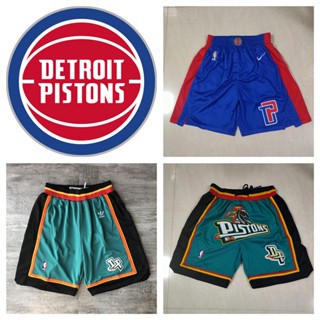 Detroit Pistons กางเกงขาสั้นกีฬาคลาสสิก NBA กีฬากางเกงขาสั้น