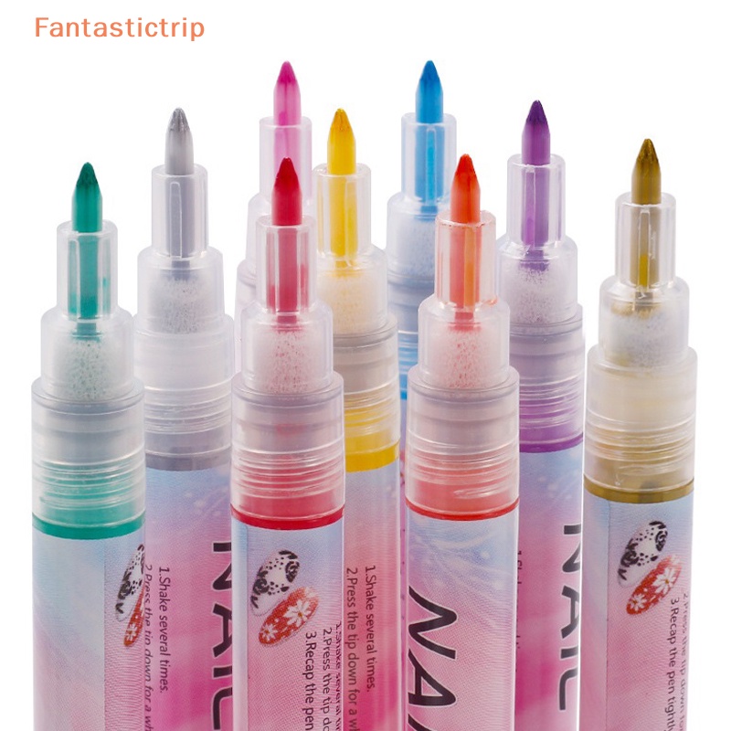 fantastictrip-ปากกาเพ้นท์เล็บ-กราฟฟิตี-ยูวีเจล-ยาทาเล็บ-กันน้ํา-วาดภาพ-ระบายสี-ซับแปรง-diy-แฟชั่น