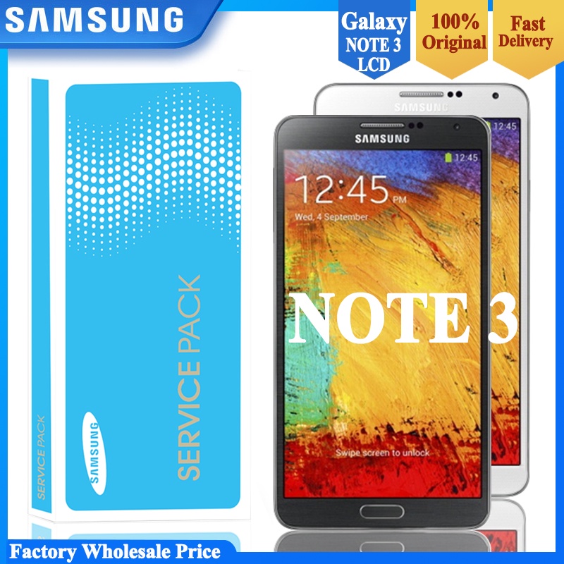 ใหม่-ของแท้-หน้าจอสัมผัส-lcd-5-7-นิ้ว-พร้อมกรอบ-สําหรับ-samsung-galaxy-note3-touch-screen-note-3-n9005-n900-n900-atat