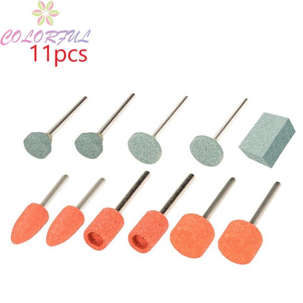 colorful-take-your-woodworking-and-metalworking-to-the-next-level-with-11pcs-abrasive-mounted-stone-grinding-head-for-rotary-tool
