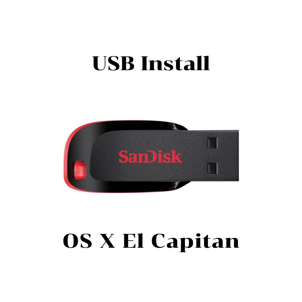 USB Install OS X El Capitan(10.11)สำหรับติดตั้ง/ซ่อมแซม macOS 063