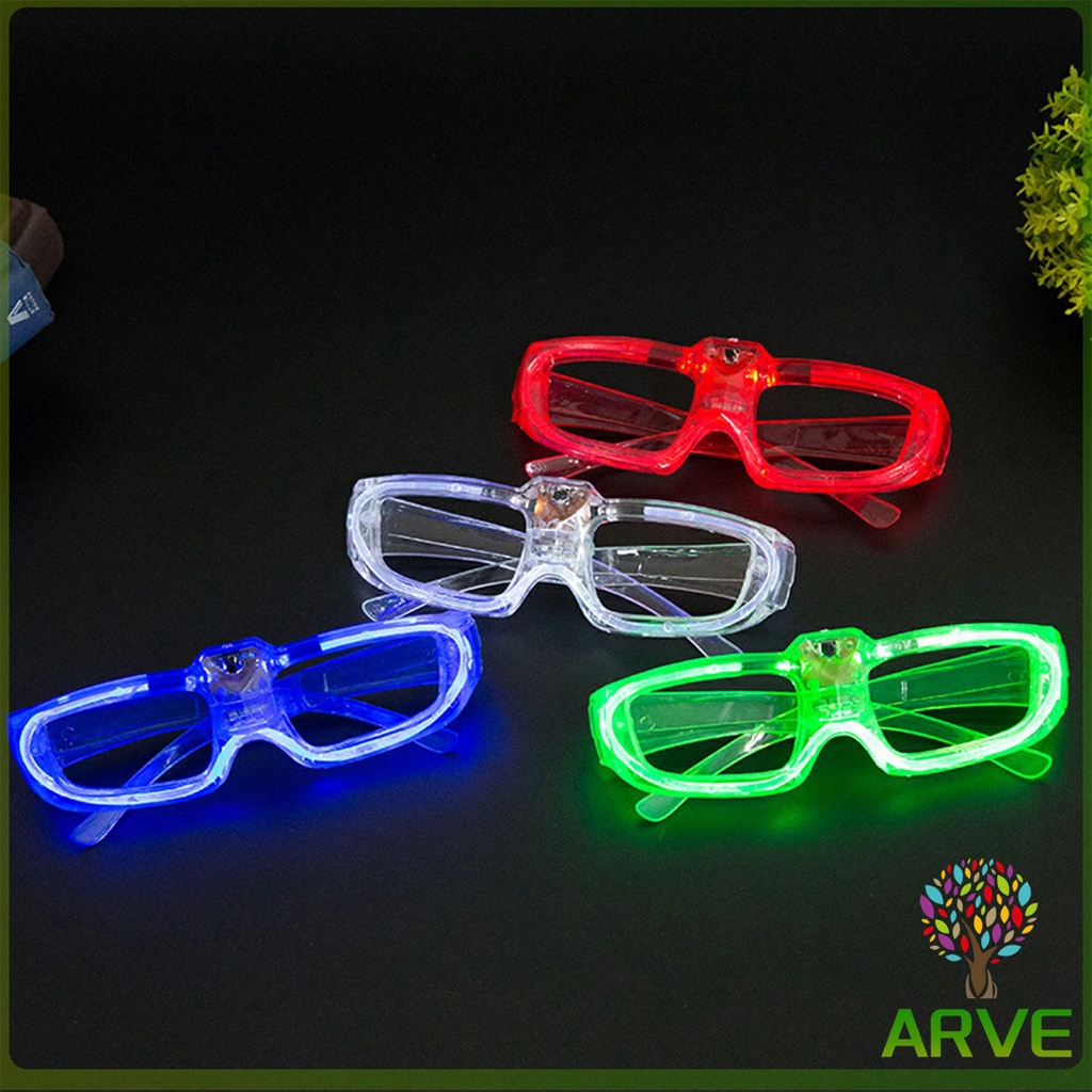 arve-แว่นตาเรืองแสง-มีหลอดไฟ-led-แว่นตาเรืองแสง-คริสต์มาส-luminous-glasses