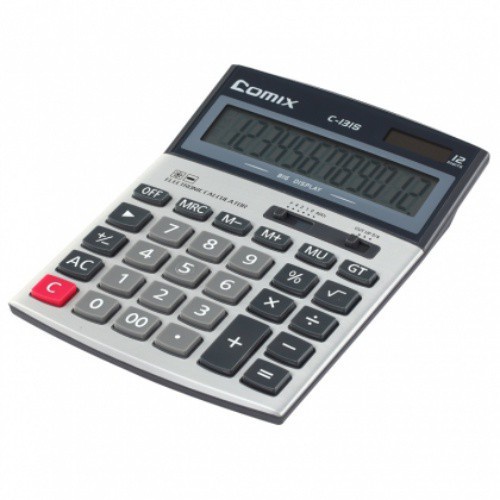 calculator-12-digit-เครื่องคิดเลขแบบตั้งโต๊ะ-12-หลัก-ยี่ห้อ-comix