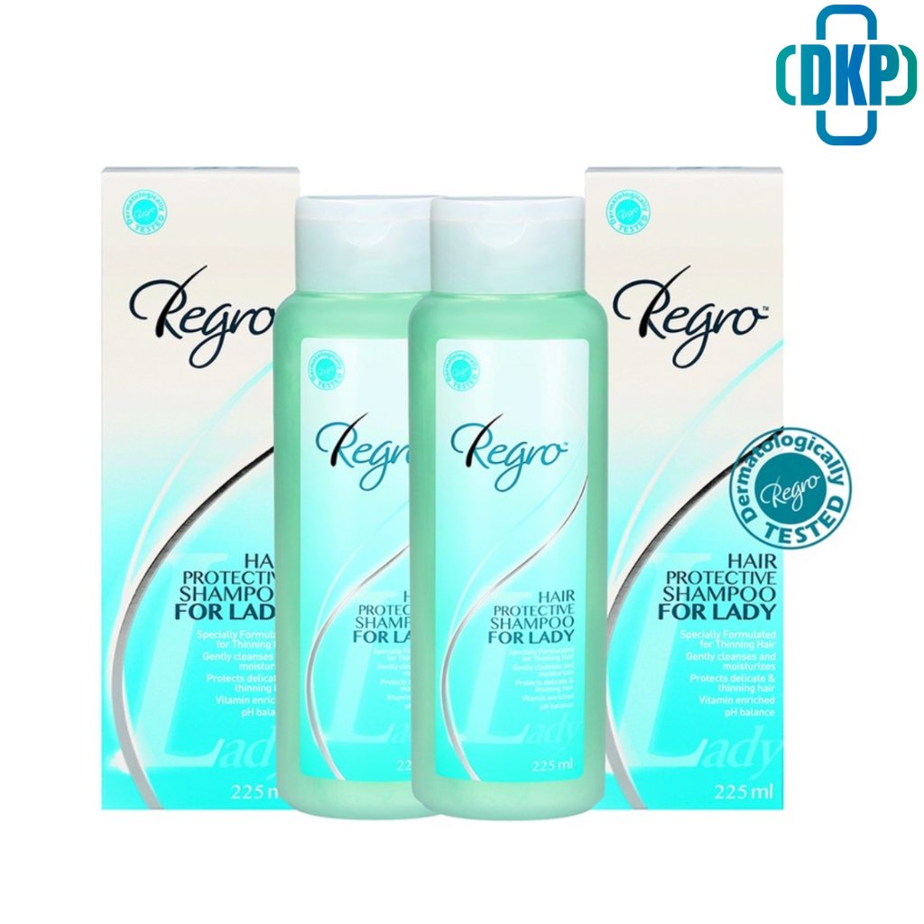 regro-hair-protective-shampoo-for-lady-รีโกร-225-ml-แพค-คู่-2-ขวด-dkp