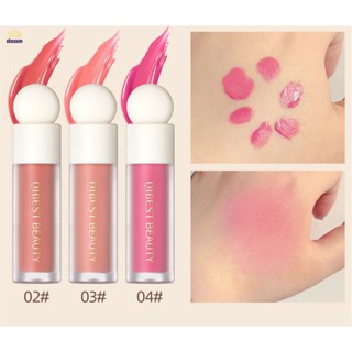 บลัชออนเหลวไฮไลท์ ลิควิดบลัช ด้าน คอนทัวร์ ไฮไลท์ เฉดดิ้งและ Contour ติดทน กันน้ำ ไม่หลุดร่วงง่าย Blush 【doom】