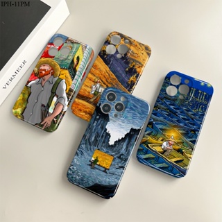 Compatible With iphone 11 8 7 X XS XR Max SE Pro Plus + 2022 2020 เคสไอโฟน สำหรับ Case Oil Painting Van Gogh เคส เคสโทรศัพท์ เคสมือถือ Shockproof Cases