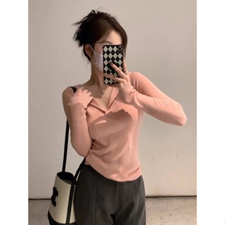 77store ใหม่ เสื้อถัก ผ้าวูล ขนาดเล็ก ใส่สบาย ฤดูใบไม้ร่วง ฤดูหนาว สําหรับผู้หญิง MC Z9CG