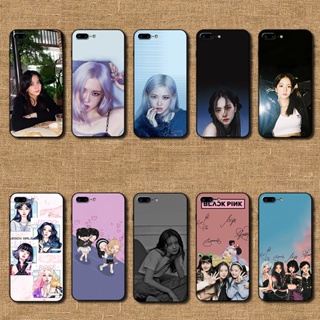 เคสโทรศัพท์มือถือ ซิลิโคนนุ่ม ลายบูช สําหรับ iPhone 7 8 Plus Jisoo blackpink