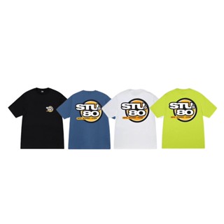 เสื้อยืดแขนสั้น พิมพ์ลาย Stu-ss-y สุดเท่ มีสไตล์ เหมาะกับปีนี้